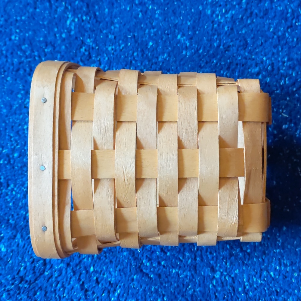1998 Longaberger Basket, 4x6, authentic/ signed vintage/ stamped/ spoon/ Y2K